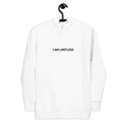 White Men's "I AM LIMITLESS White" Hoodie - Limitless Chiropractic