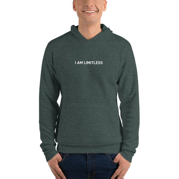 Colored “I AM LIMITLESS” hoodie - Limitless Chiropractic