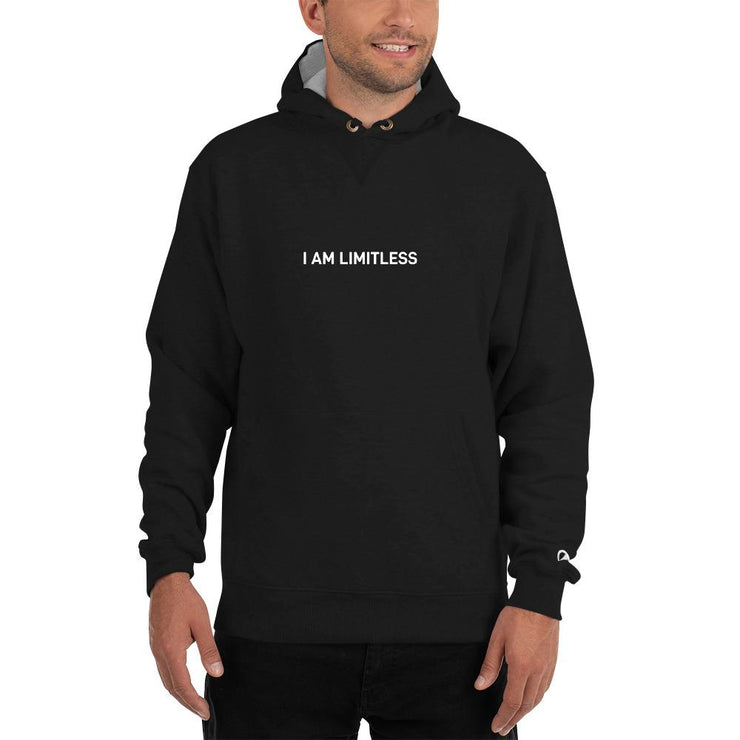 Men's Black I AM LIMITLESS Champion Hoodie Deal - Limitless Chiropractic