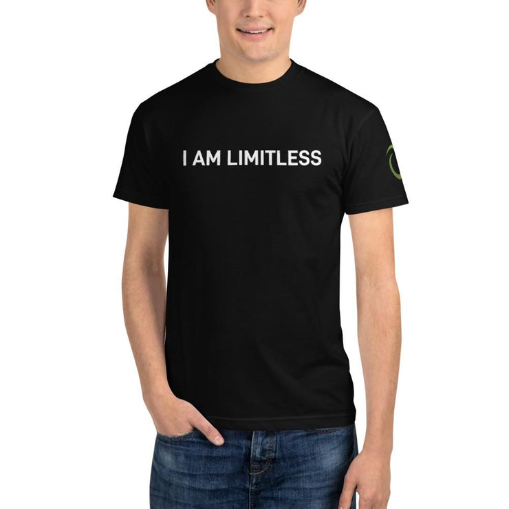Men's Black I AM LIMITLESS Organic T-Shirt - Limitless Chiropractic