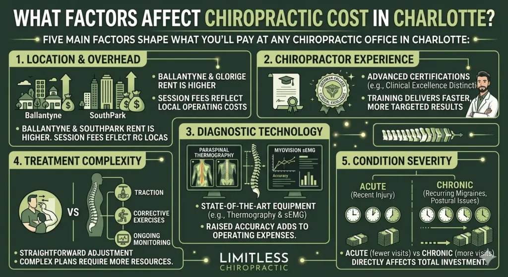 What Factors Affect Chiropractic Cost in Charlotte